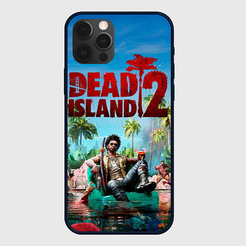 Чехол iPhone 12 Pro Dead island two / 3D-Черный – фото 1