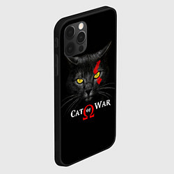 Чехол для iPhone 12 Pro Cat of war collab, цвет: 3D-черный — фото 2