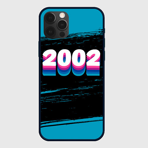 Чехол iPhone 12 Pro Made in 2002: vintage art / 3D-Черный – фото 1