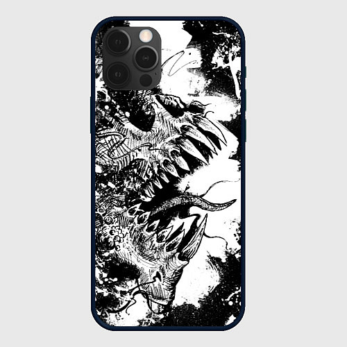Чехол iPhone 12 Pro Демоны внутри тебя / 3D-Черный – фото 1