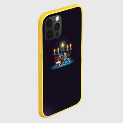 Чехол для iPhone 12 Pro Таинство ханукии, цвет: 3D-желтый — фото 2