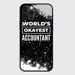 Чехол iPhone 12 Pro Worlds okayest accountant - dark