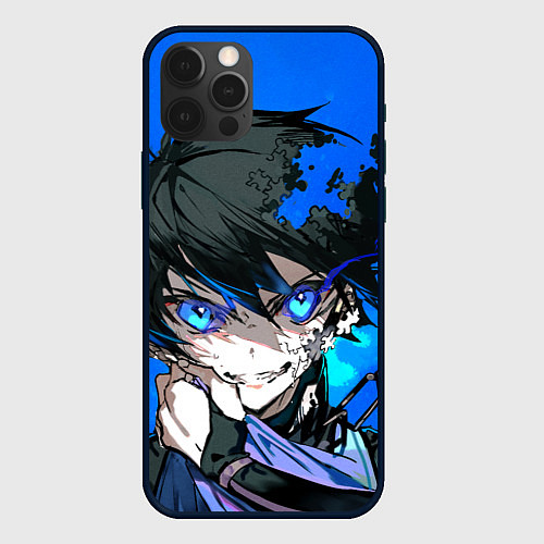 Чехол iPhone 12 Pro Ёити Исаги art / 3D-Черный – фото 1