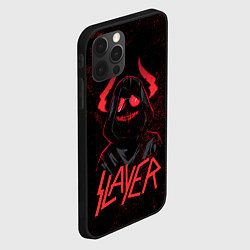 Чехол для iPhone 12 Pro Slayer - рок 80-х, цвет: 3D-черный — фото 2