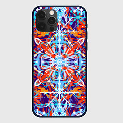 Чехол iPhone 12 Pro Яркий зимний разноцветный