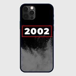 Чехол для iPhone 12 Pro 2002 - в красной рамке на темном, цвет: 3D-черный