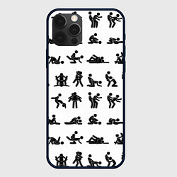 Чехол iPhone 12 Pro Позы секса из камасутры
