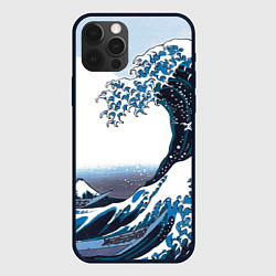 Чехол для iPhone 12 Pro Цунами в Японии, цвет: 3D-черный