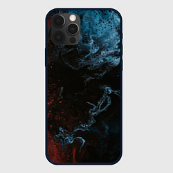 Чехол для iPhone 12 Pro Красно синее небо, цвет: 3D-черный