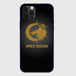 Чехол для iPhone 12 Pro Космические волки, цвет: 3D-черный