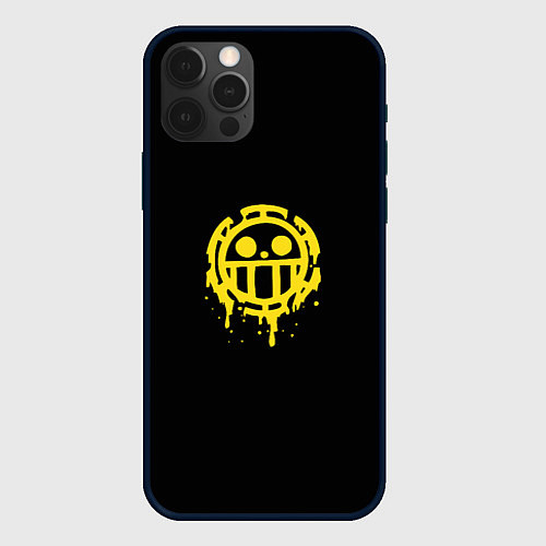 Чехол iPhone 12 Pro Пираты Сердца - Трафальгар ло One Piece / 3D-Черный – фото 1