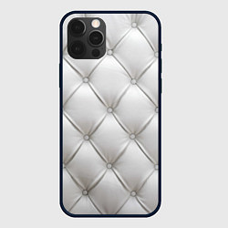 Чехол iPhone 12 Pro Стёганая мебельная кожа - texture