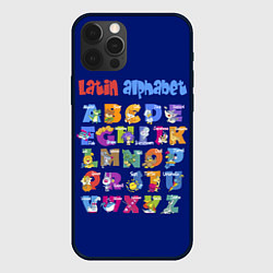 Чехол iPhone 12 Pro Латинский алфавит для детей