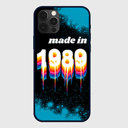 Чехол для iPhone 12 Pro Made in 1989: liquid art, цвет: 3D-черный