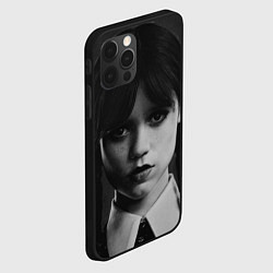 Чехол для iPhone 12 Pro Симпатичная Уэнсдэй, цвет: 3D-черный — фото 2