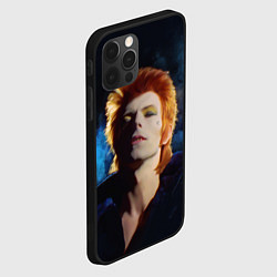 Чехол для iPhone 12 Pro David Bowie - Jean Genie, цвет: 3D-черный — фото 2