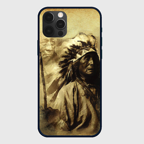Чехол iPhone 12 Pro Старейшина / 3D-Черный – фото 1