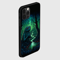 Чехол для iPhone 12 Pro Лягушонок Пепе сидит на болоте, цвет: 3D-черный — фото 2