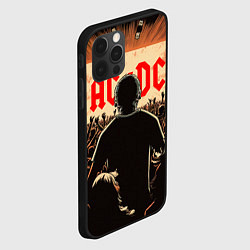 Чехол для iPhone 12 Pro На рок концерте, цвет: 3D-черный — фото 2
