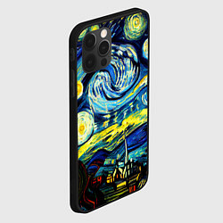 Чехол для iPhone 12 Pro Винсент ван Гог, звездная ночь, цвет: 3D-черный — фото 2
