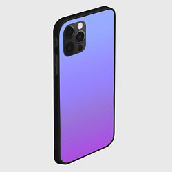 Чехол для iPhone 12 Pro Фиолетовый градиент, цвет: 3D-черный — фото 2
