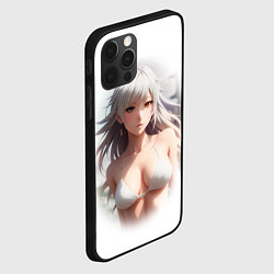 Чехол для iPhone 12 Pro Аниме девушка красивая, цвет: 3D-черный — фото 2