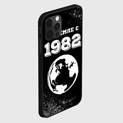 Чехол для iPhone 12 Pro На Земле с 1982: краска на темном, цвет: 3D-черный — фото 2