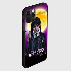 Чехол для iPhone 12 Pro Уэнсдэй полнолуние, цвет: 3D-черный — фото 2
