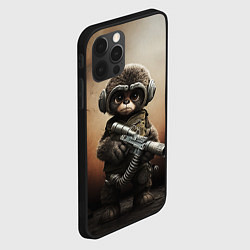Чехол для iPhone 12 Pro Зверь с оружием, цвет: 3D-черный — фото 2