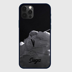 Чехол для iPhone 12 Pro Suga BTS, цвет: 3D-черный