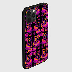 Чехол для iPhone 12 Pro Инопланетные цветы, цвет: 3D-черный — фото 2