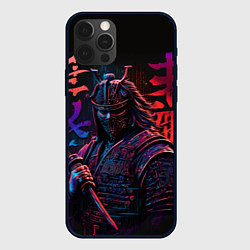 Чехол iPhone 12 Pro Самурай неон