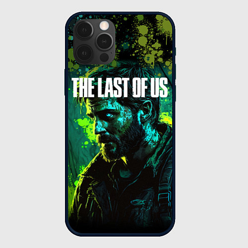 Чехол iPhone 12 Pro Joel - last of us / 3D-Черный – фото 1