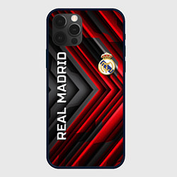 Чехол для iPhone 12 Pro Real Madrid art, цвет: 3D-черный