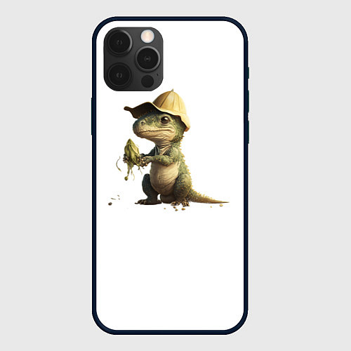 Чехол iPhone 12 Pro Baby T-Rex / 3D-Черный – фото 1