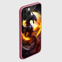 Чехол для iPhone 12 Pro Звездный дракон, цвет: 3D-малиновый — фото 2