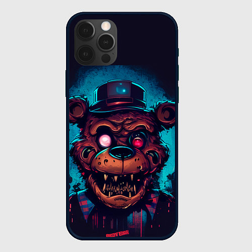 Чехол iPhone 12 Pro Фредди уничтожен / 3D-Черный – фото 1