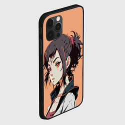 Чехол для iPhone 12 Pro Красивая девочка - аниме, цвет: 3D-черный — фото 2