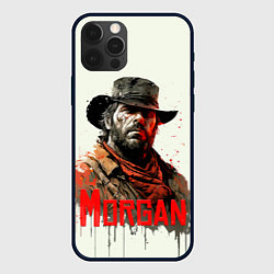 Чехол iPhone 12 Pro Arthur Morgan painting