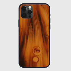 Чехол iPhone 12 Pro Абстрактная огненно-деревянная броня