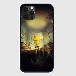 Чехол для iPhone 12 Pro Little Nightmares игра, цвет: 3D-черный