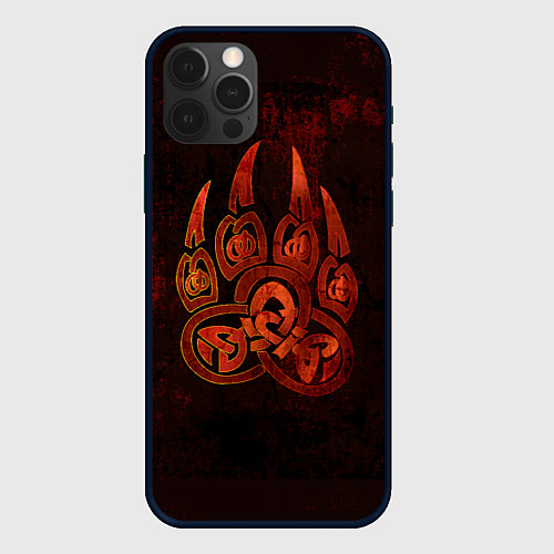 Чехол iPhone 12 Pro Символ велеса / 3D-Черный – фото 1