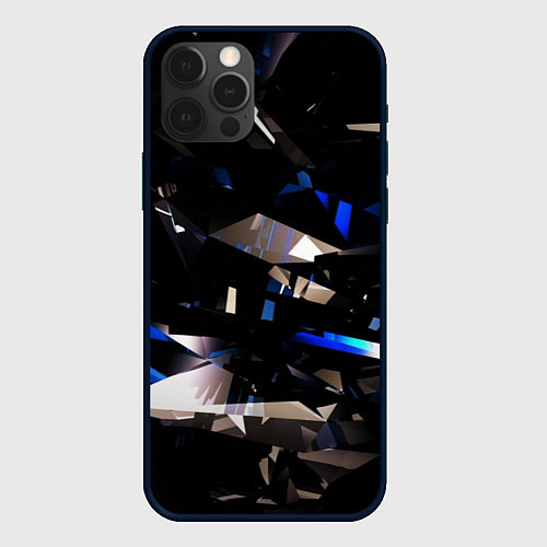 Чехол iPhone 12 Pro Осколки реальности / 3D-Черный – фото 1