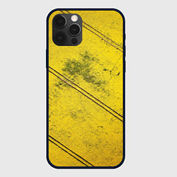 Чехол iPhone 12 Pro Абстрактная ярко-золотая текстура