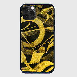 Чехол iPhone 12 Pro Gold Calligraphic