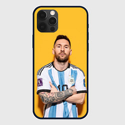 Чехол для iPhone 12 Pro Lionel Messi 10, цвет: 3D-черный