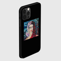 Чехол для iPhone 12 Pro Три дня дождя - когда ты откроешь глаза, цвет: 3D-черный — фото 2