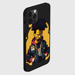Чехол для iPhone 12 Pro Rap Simpson, цвет: 3D-черный — фото 2