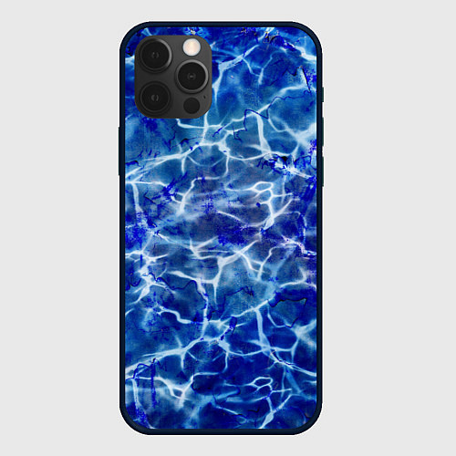 Чехол iPhone 12 Pro Морская бездна / 3D-Черный – фото 1