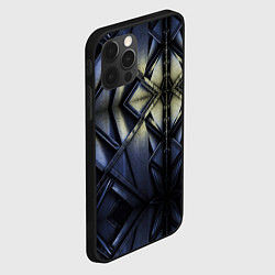 Чехол для iPhone 12 Pro Металлический калейдоскоп, цвет: 3D-черный — фото 2